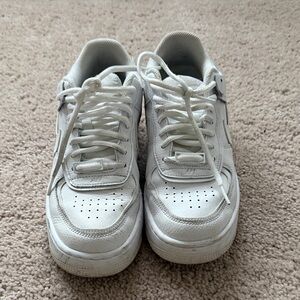 Nike White Mesh Sneakers